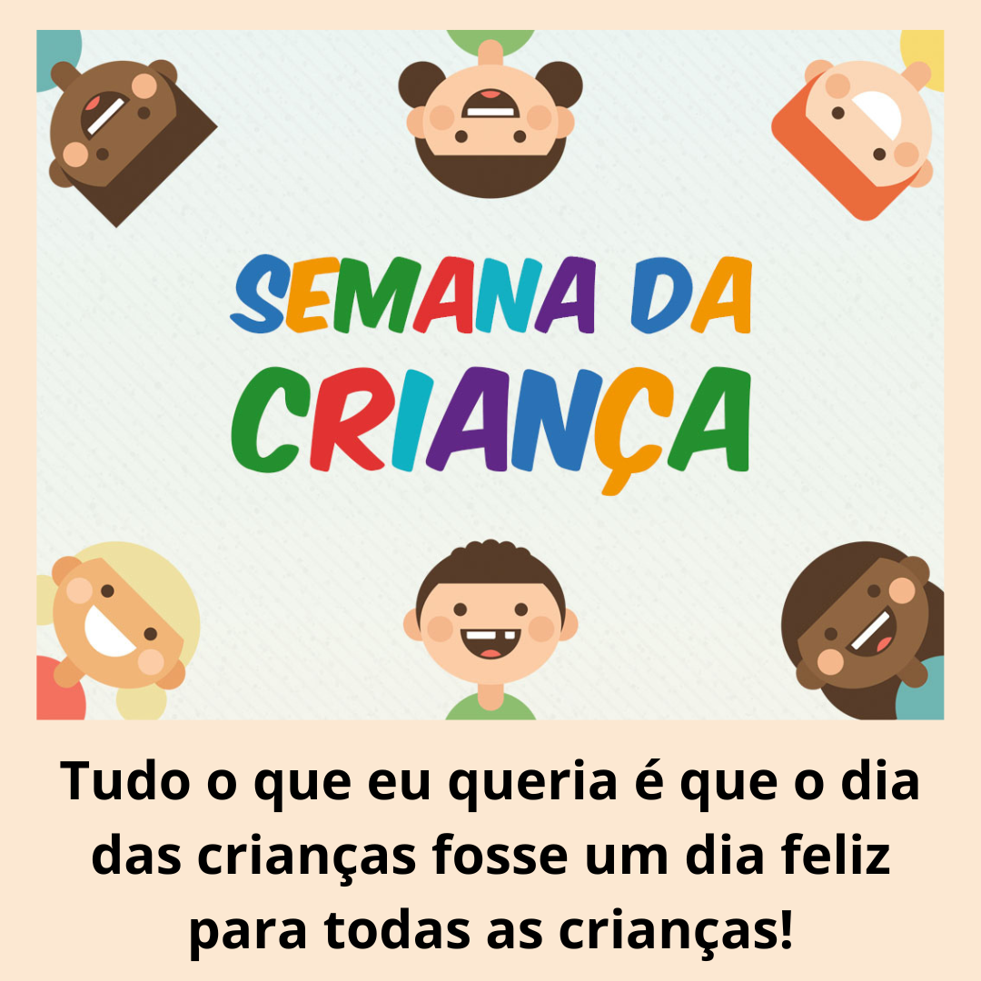 Dia das crianças para quem não tem